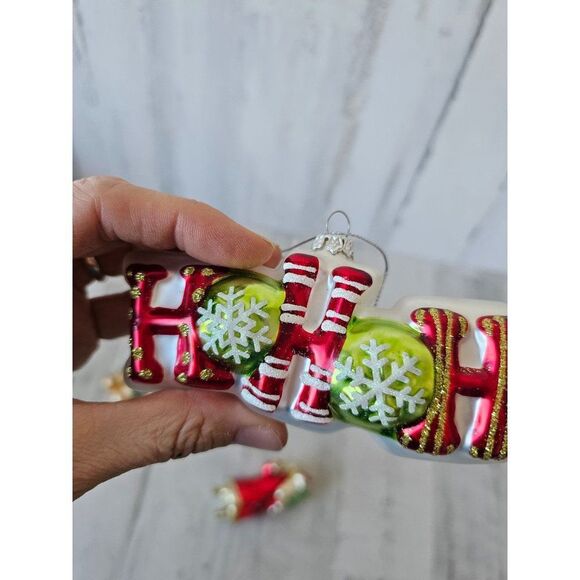 Santa snowman gingerbread ornament red Xmas tree lot set - Picture 11 of 13